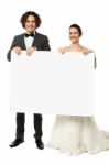 Advertise Here For All Your Wedding Needs Stock Photo