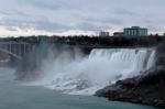 Beautiful Evening Picture Of The Niagara Falls Stock Photo