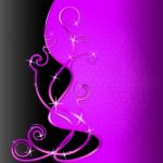 Background Purple Shows Blank Space And Artistic Stock Photo