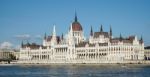 Hungarian Parliament Building In Budapest Stock Photo