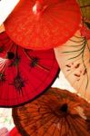 Asian Umbrellas Stock Photo