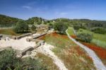 Archeological And Historical Location Stock Photo