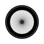 Bicycle Wheel  Illustration Stock Photo