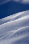 Snowy Hill Stock Photo