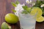 Lime On The Desk Stock Photo