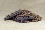 Coffee And Chocolate Stock Photo