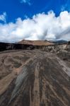 Mount Bromo Volcano (gunung Bromo)in Bromo Tengger Semeru National Park, East Java, Indonesia Stock Photo