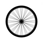 Bicycle Wheel Stock Photo