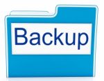 Backup File Shows Data Archiving And Administration Stock Photo