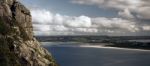 View Of Beach And Ocean At Stanley, Tasmania Stock Photo