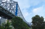 Story Bridge In Brisbane Stock Photo