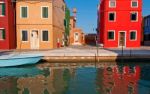 Italy Venice Burano Island Stock Photo