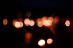 Bokeh And Night Light Stock Photo