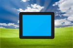 Modern Tablet PC - Touch Pad Stock Photo