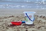 Bucket And Spade Stock Photo