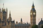 Big Ben Clock Tower Stock Photo