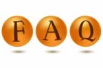 Faq Icon Stock Photo