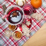 Mulled Wine With Spices And Gingerbread Cookies Stock Photo