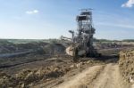 Coal Mining Machine - Mine Excavator Stock Photo