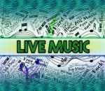 Live Music Shows Sound Tracks And Acoustic Stock Photo