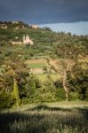 Montepulciano, Tuscany/italy - May 19 : San Biagio Church Near M Stock Photo