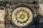 Astronomical Clock At The Old Town City Hall In Prague Stock Photo