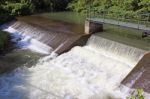 A Water Dam Stock Photo