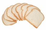 Sliced Bread Isolated Stock Photo