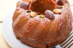 Chestnut Cake Bread Dessert Stock Photo