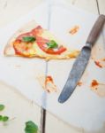 Italian Pizza Margherita Stock Photo