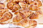 Croissant Bread On Buffet Line Stock Photo