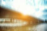 Bridge Across The  River In Thailand Stock Photo