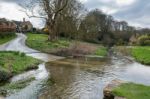 Scenic View Of Upper Slaughter Village Stock Photo