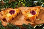 Christmas Shape Pastry Stock Photo