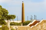 Obelisk Topped By A Rooster,  Symbol Of The French Nation In Pan Stock Photo