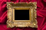 Gold Picture Frame Stock Photo