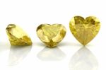 Yellow Sapphire Stock Photo