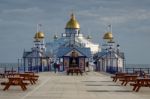 Eastbourne, East Sussex/uk - January 7 : View Of Eastbourne Pier Stock Photo