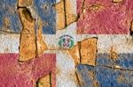 Grunge Flag Of The Dominican Republic Stock Photo