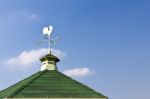 Rooster Weather Vane Stock Photo