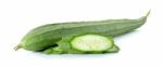 Zucchini Isolated On The White Background Stock Photo