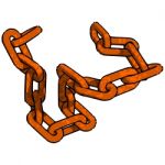 Rust Chain Stock Photo