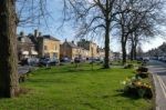 Sunny Spring Day In Moreton-in-marsh Stock Photo