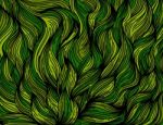 Abstract Green Art Pattern Scene Stock Photo