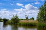 View Of Turf Fen Mill At Barton Turf Stock Photo