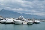 Puerto Banus Andalucia/spain - July 6 : View Of The Harbour In P Stock Photo