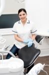 Welcome To Our Dental Clinic Stock Photo