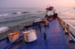 Ship Wreck On The Coast Stock Photo