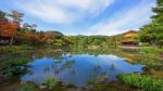 Kinkakuji Temple Or Golden Pavilion In Kyoto Stock Photo