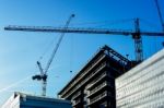 Construction Of A High-rise Building Stock Photo